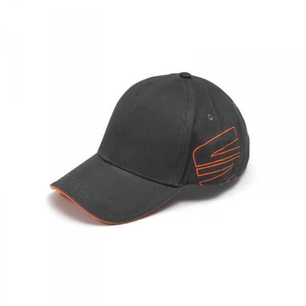 Original Seat Basecap Snapback Kappe Cap Baseballcap anthrazit orange