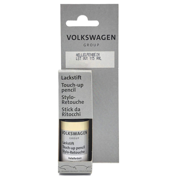 Original VW Lackstift Taxi-Farbe hellelfenbein Lackcode L115 LST0U1115RAL