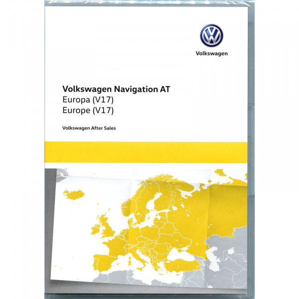 SD Karte Europa V17 Navigationssystem Update Navi Original VW Kartendaten Discover Media AT