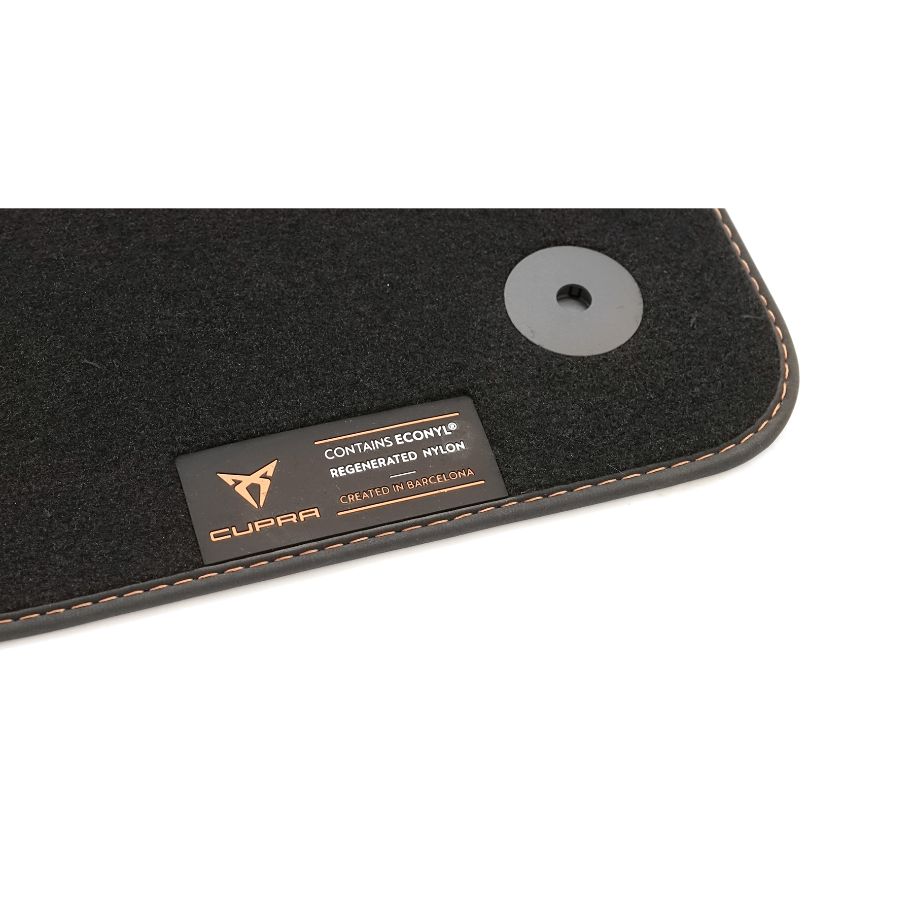 Original CUPRA Fußmatten Premium Velours Textilfußmatten schwarz Kupfer  5FG863011LLOE