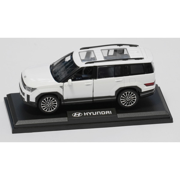 Original Hyundai SANTA FE Modellauto 1:38 Miniatur Atlas-White P6G70AZ110WH
