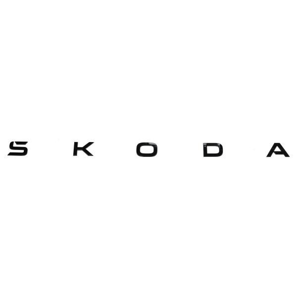 Original Skoda Schriftzug schwarz Heckklappe Emblem Buchstaben Blackline Logo 657853687G041