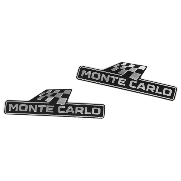 Original Skoda Monte Carlo Schriftzug seitlich Kotflügel Aufkleber Dekorfolie Emblem Logo