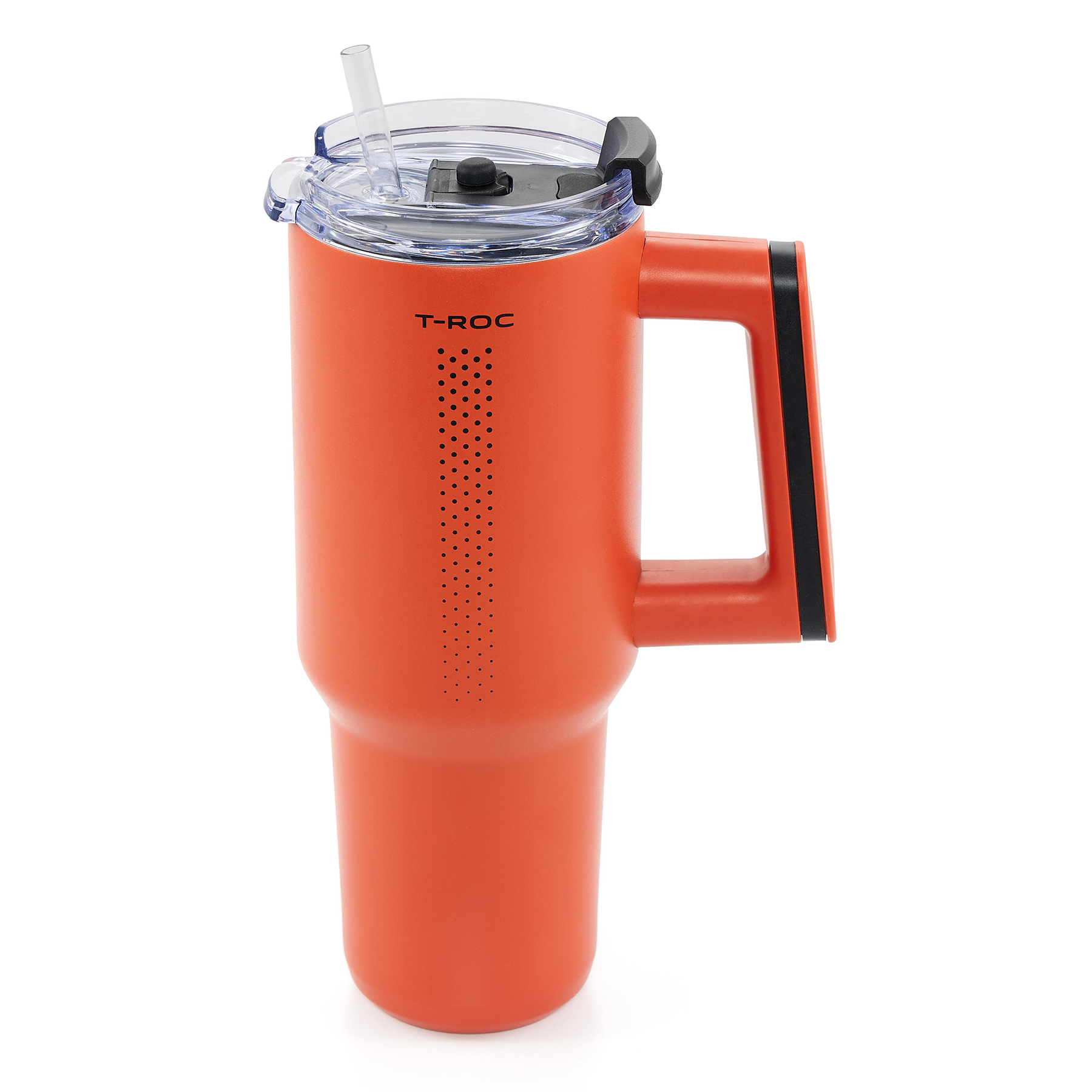 Original VW Thermobecher Kaffeebecher T-Roc Schriftzug Trinkbecher 900ml Edelstahl 2GV069601645 | ahw-shop