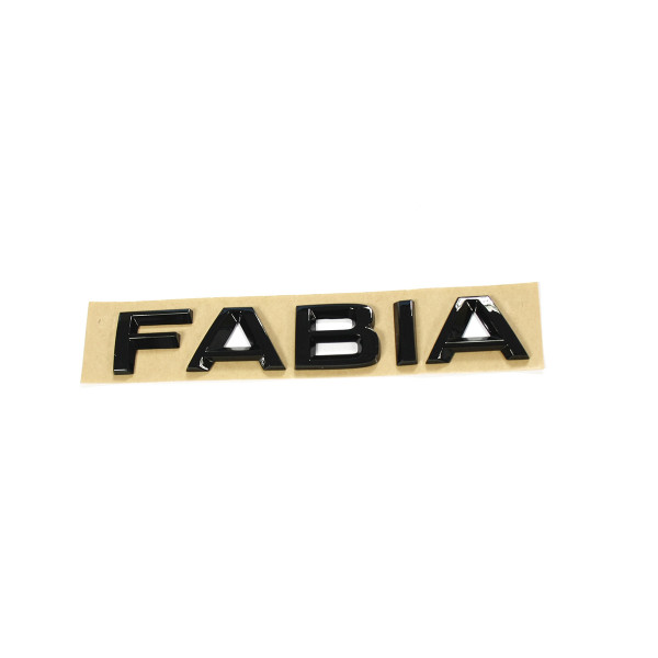 Schriftzug Logo Fabia 16V Emblem Chrom Heckklappe Original Skoda 5J6853687D FXC 