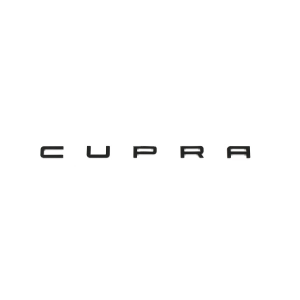 Original Seat Leon 4 (KL) CUPRA Schriftzug Heckklappe Tuning Emblem schwarz glänzend