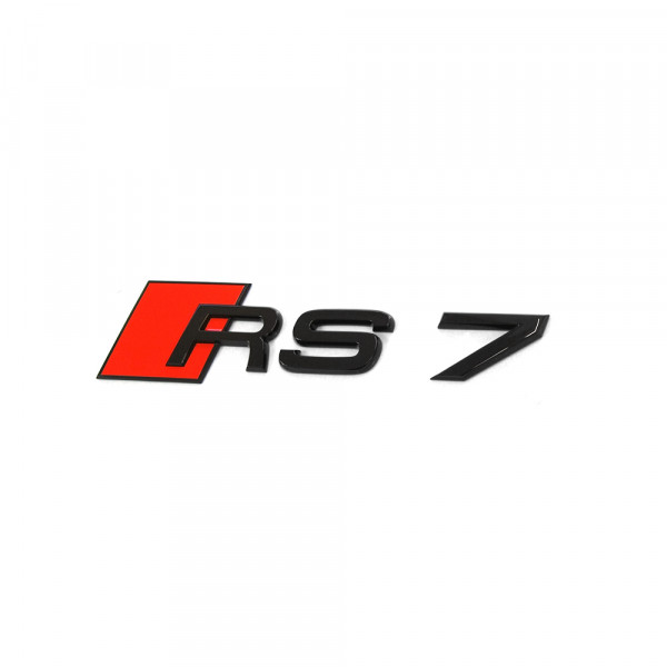 Original Audi RS7 Schriftzug Tuning Emblem Exclusive Black Edition Logo