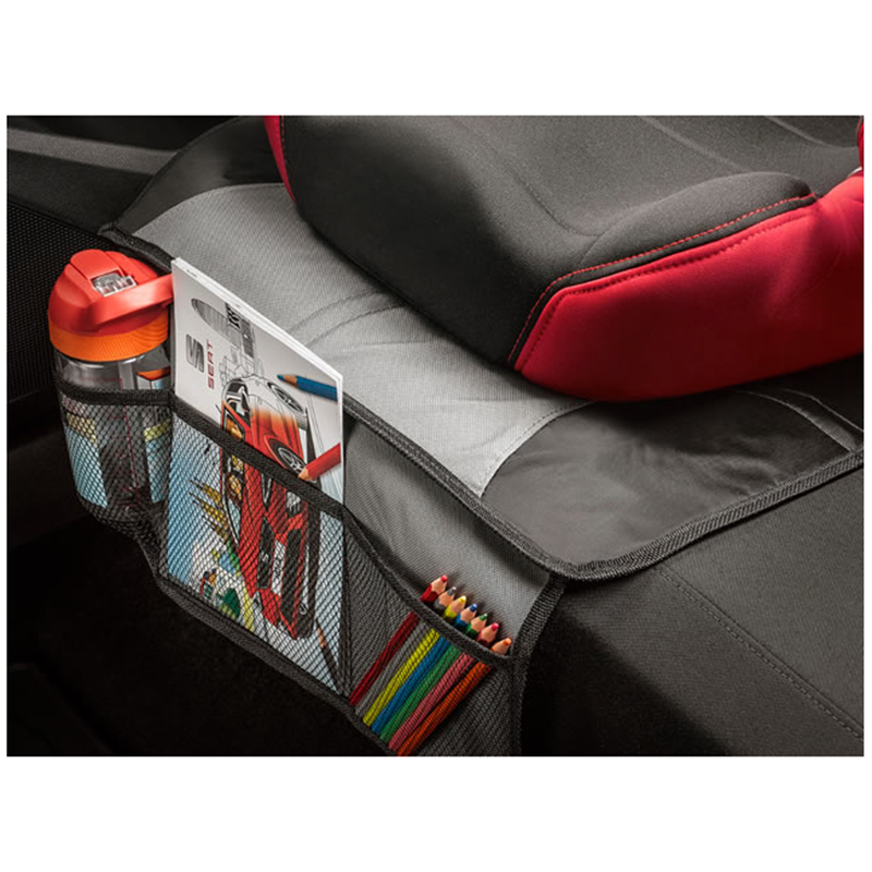 Autositzschoner, Hundesitzbezug mit Seitenflügeln, Haustiersitzbezug  hinten-schwarz, Hängematten-Cabrio C-yky