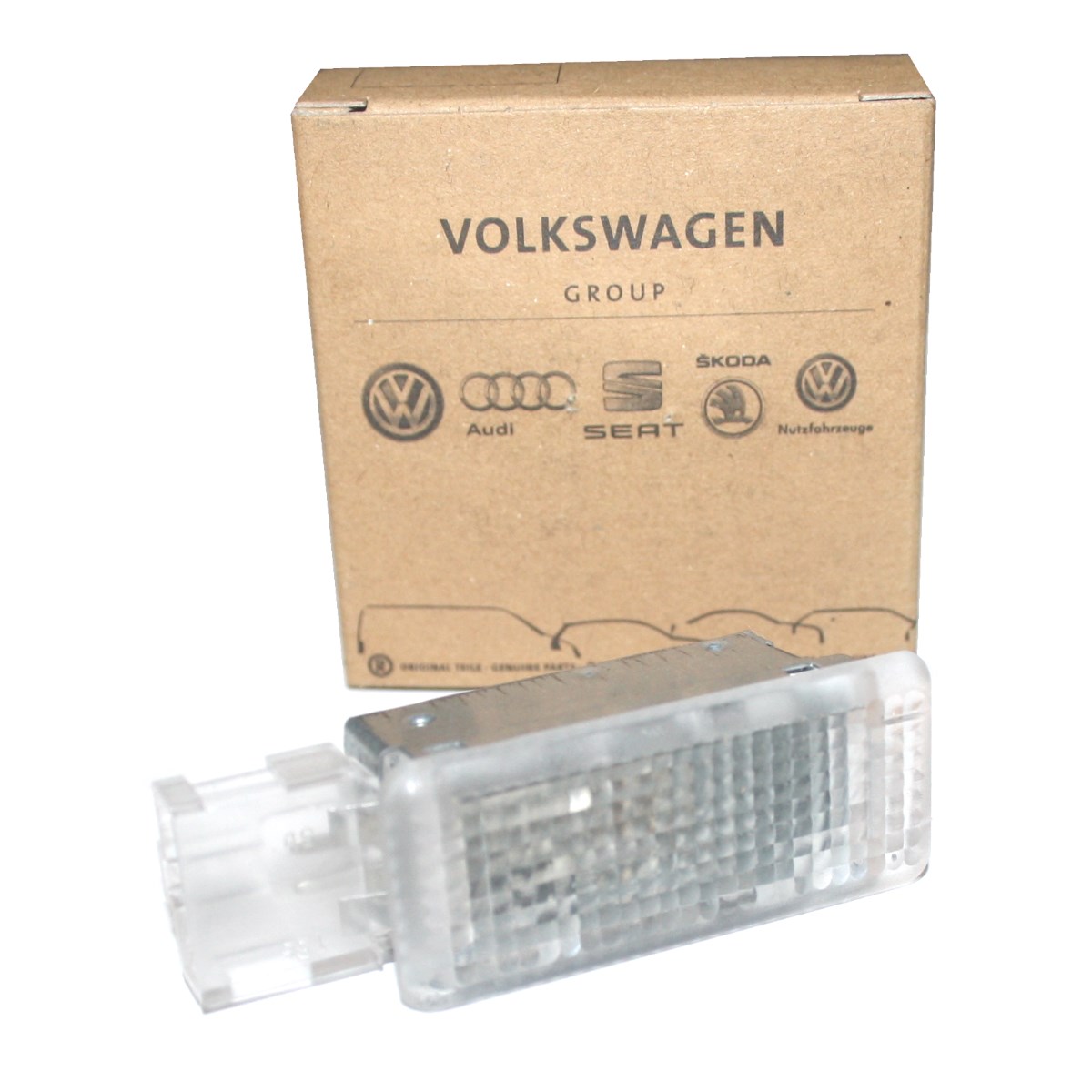 Original VW Kofferraumbeleuchtung weiß Lampe Kofferraum Leuchte klar  6L0947415
