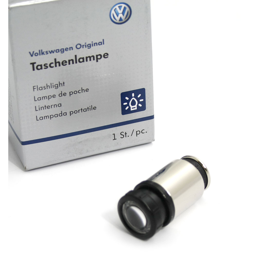 Original VW LED Taschenlampe Zigarettenanzünder Mini Lampe 7E7947175 OEM